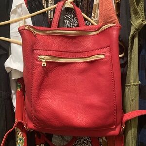 Portland Leather Sugar Tote Backpack